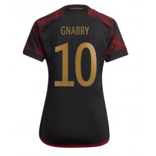 Tyskland Serge Gnabry #10 Bortatröja Dam VM 2022 Korta ärmar
